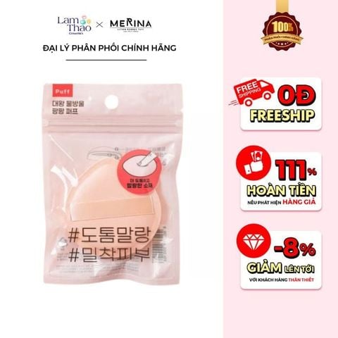  Mút Tròn PU Kẹo Dẻo Hình Giọt Nước Lớn Merina 
