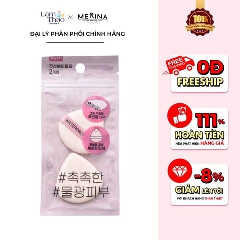 Bông Mút Cushion Hình Giọt Nước Merina 