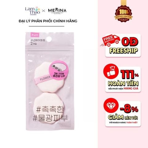  Bông Mút Cushion Hình Hoa Mai Merina 