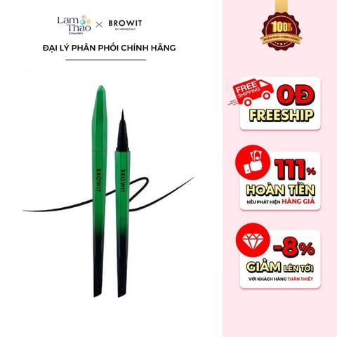  Bút Kể Mắt Lâu Trôi Browit Aurora Stay Eyeliner 