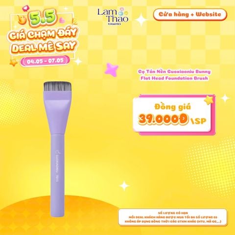  [DEAL SỐC 04.05 - 07.05] Cọ Tán Nền Guoxiaoniu Bunny Flat Head Foundation Brush 