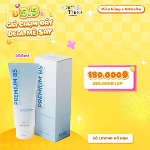  Kem Dưỡng Trắng Da Body B5 Jary Premium B5 Whitening Body Lotion 