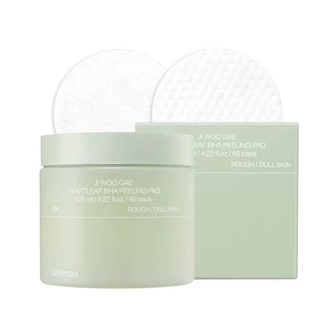  Toner Pad Tẩy Tế Bào Chết Celimax Ji Woo Gae Heartleaf BHA Peeling Pad 
