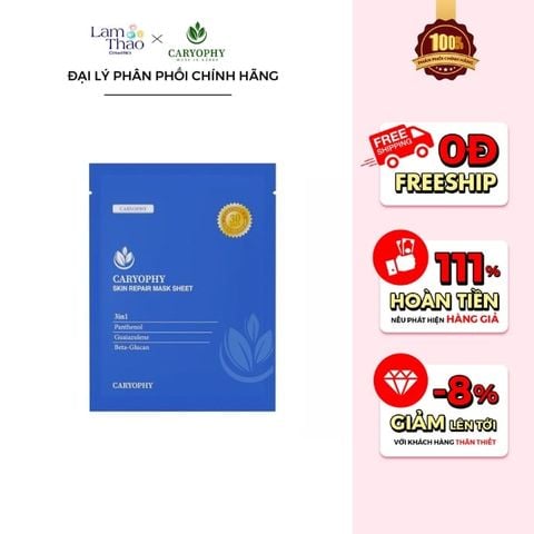  Mặt Nạ Dưỡng Phục Hồi Da Caryophy Skin Repair Mask Sheet 