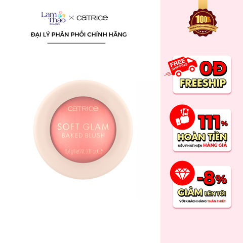  Má Hồng Catrice Soft Glam Baked Blush 