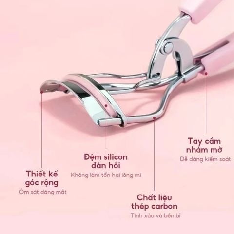  Bấm Mi Góc Rộng Kèm Đệm Ukiss 