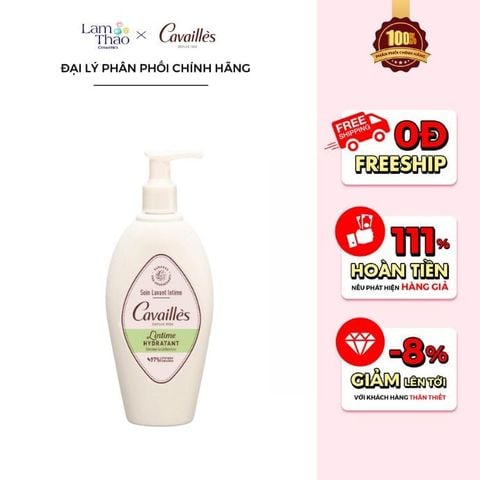  Dung Dịch Vệ Sinh Phụ Nữ Cấp Ẩm Chuyên Sâu Cavailles L'intime Hydratant 