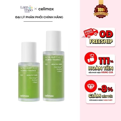  Tinh Chất Dưỡng Ẩm Hỗ Trợ Phục Hồi Và Làm Dịu Celimax The Real Noni Energy Ampoule 