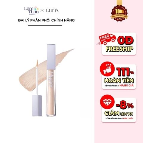  Kem Che Khuyết Điểm Luna Hyper Cover Tip Concealer 