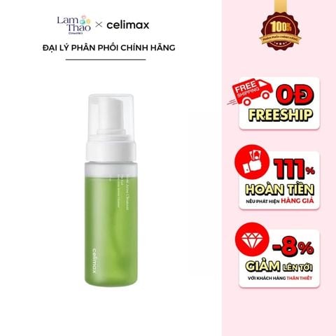  Sữa Rửa Mặt Tạo Bọt Celimax The Real Noni Acne Bubble Cleanser 