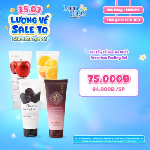  [DEAL SỐC 14.03 - 16.03] Gel Tẩy Tế Bào Da Chết Arranhan Peeling Gel 