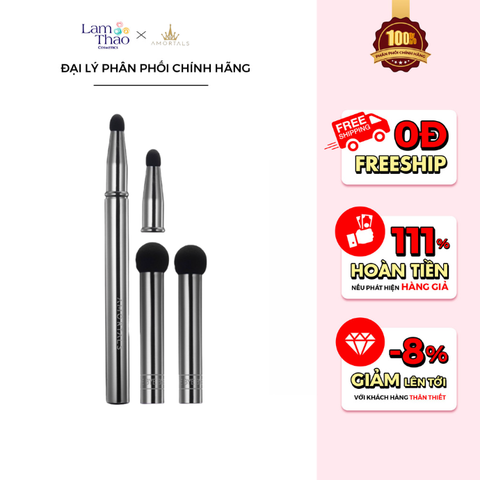  Bộ Cọ Mút Che Khuyết Điểm 2 Đầu Chuyên Dụng Amortals Double Concealer Brush 