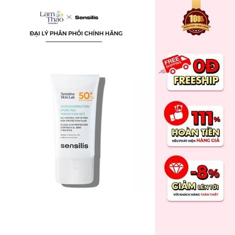  Kem Chống Nắng Sensilis Photocorrection [Pure Age Perfection 50] 