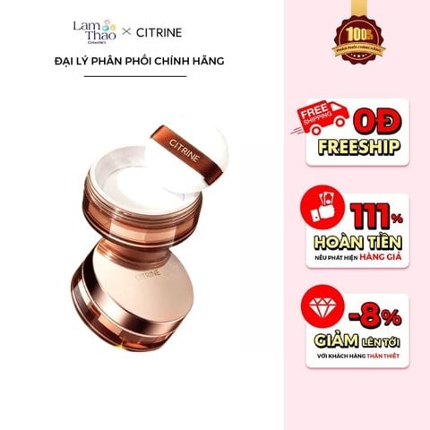  Phấn Phủ Bột Kiềm Dầu Citrine Clear Mist Loose Powder 