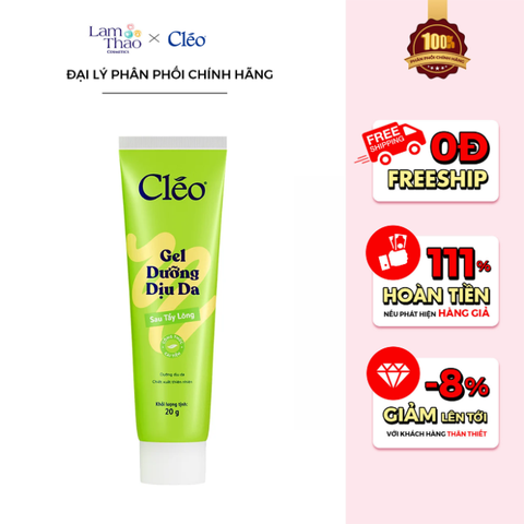  Gel Dưỡng Dịu Da Sau Tẩy Lông Cleo Post Depilatory Soothing Gel 
