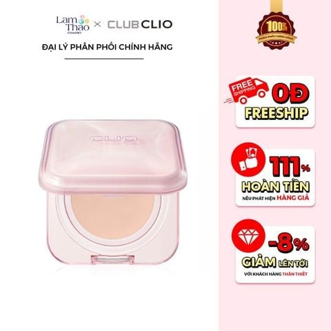  Phấn Nước Trang Điểm Clio Kill Cover Mesh Glow Essential Cushion SPF50+ PA++++ 