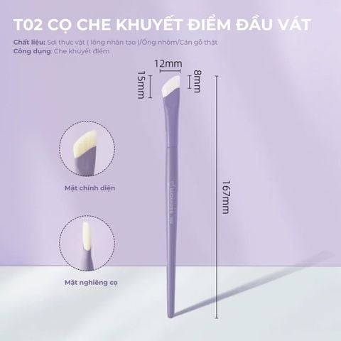  Cọ Che Khuyết Điểm Góc Cạnh Guoxiaoniu Bunny Uniquely Angled Concealer Brush 