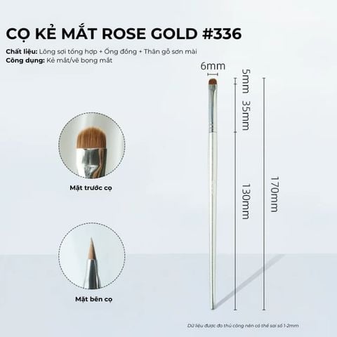  Cọ Kẻ Mắt Guoxiaoniu Rose Gold  Eyeliner Brush 