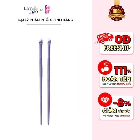  Cọ Kẻ Mắt Góc Cạnh Guoxiaoniu Bunny Angled Eyeliner Brush 