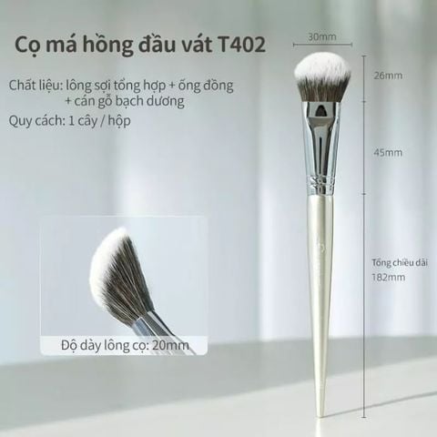  Cọ Má Hồng Vát Rose Gold Guoxiaoniu Slope Blush Brush 