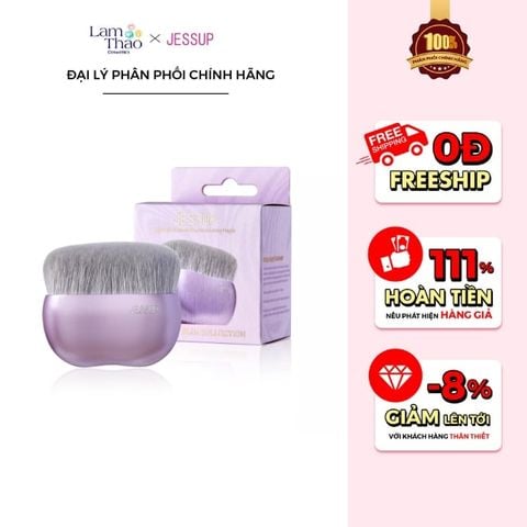  Cọ Tán Kem Nền Jessup My Magical Foundation Brush Luxury Purple Everyday Glam Collection 