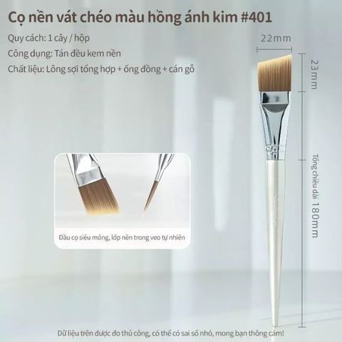  Cọ Tán Nền Guoxiaoniu Rose Gold Angled Foundation Brush 