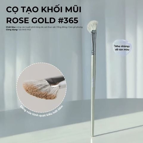  Cọ Đánh Khối Rose Gold Guoxiaoniu Half-Fan Contour Brush 