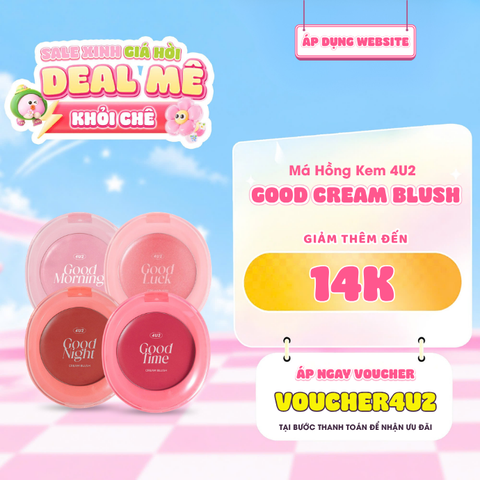  Má Hồng Dạng Kem 4U2 Good Cream Blush 