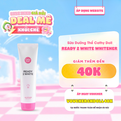  Sữa Dưỡng Thể Giúp Hỗ Trợ Sáng Da Cathy Doll Ready 2 White Whitener Body Lotion 