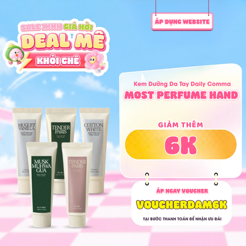  Kem Dưỡng Da Tay Daily Comma Most Perfume Hand Cream 