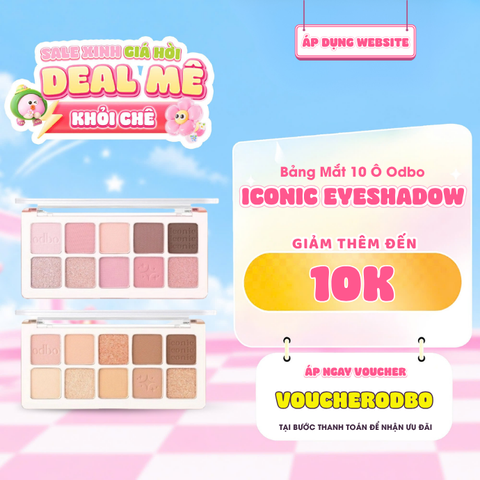  Bảng Mắt 10 Ô Odbo Iconic Eyeshadow Palette 