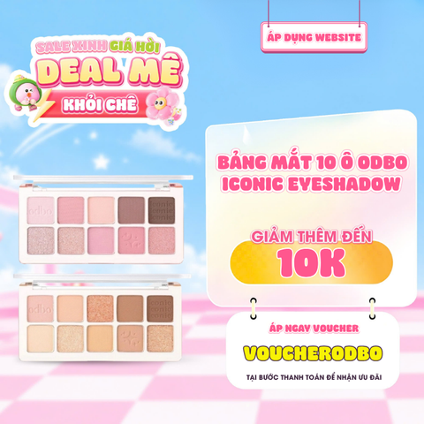  Bảng Mắt 10 Ô Odbo Iconic Eyeshadow Palette 