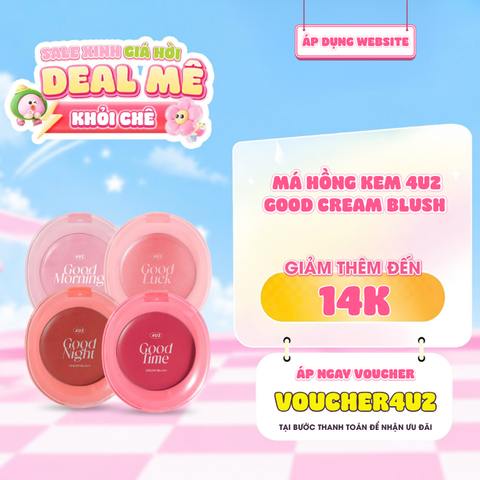  Má Hồng Dạng Kem 4U2 Good Cream Blush 