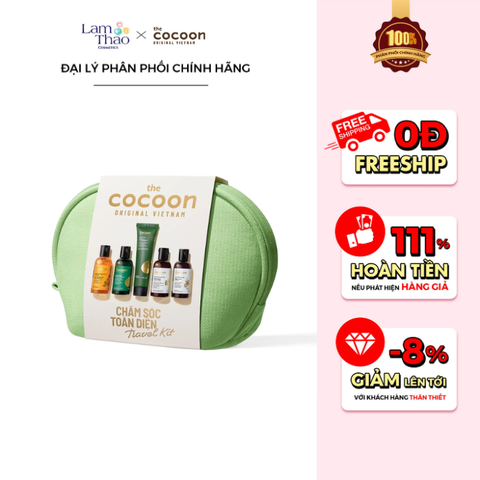  Bộ Sản Phẩm Chăm Sóc Toàn Diện Cocoon Travel Kit 1: Complete Skincare Set 