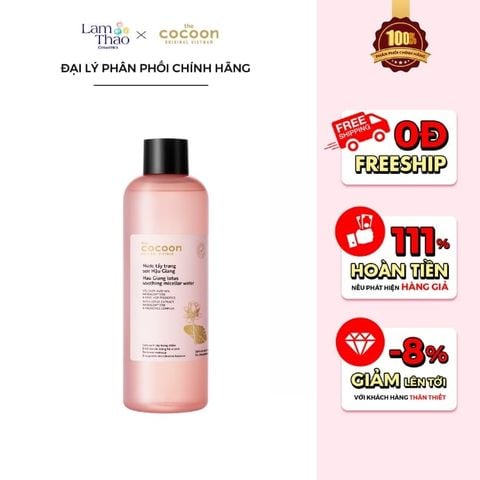  Nước Tẩy Trang Cocoon Sen Hậu Giang 