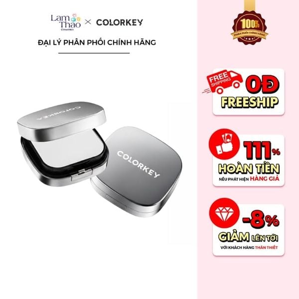 Phấn Phủ Dạng Nén Colorkey Long Lasting Oil Control Airy Powder