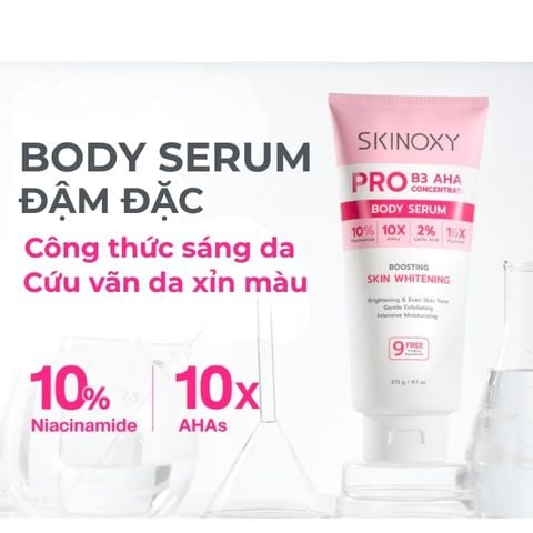  Tinh Chất Dưỡng Thể Skinoxy Pro B3 AHA Concentrate Body Serum 