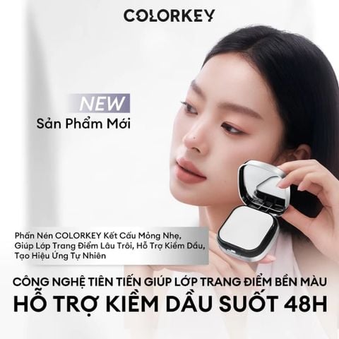  Phấn Phủ Dạng Nén Colorkey Long Lasting Oil Control Airy Powder 