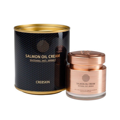  Kem Dưỡng Trắng Sáng Ngăn Ngừa Lão Hóa Chiết Xuất Dầu Cá Hồi Cre8skin Salmon Oil Cream 