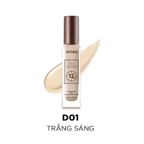  Kem Nền Artmiss 12h Illuminating Moist Liquid Foundation 