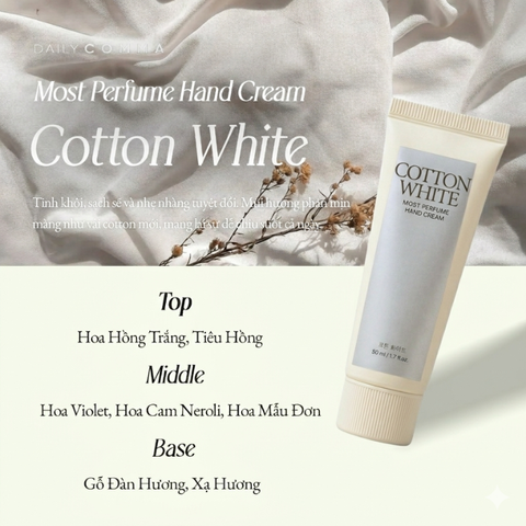  Kem Dưỡng Da Tay Daily Comma Most Perfume Hand Cream 