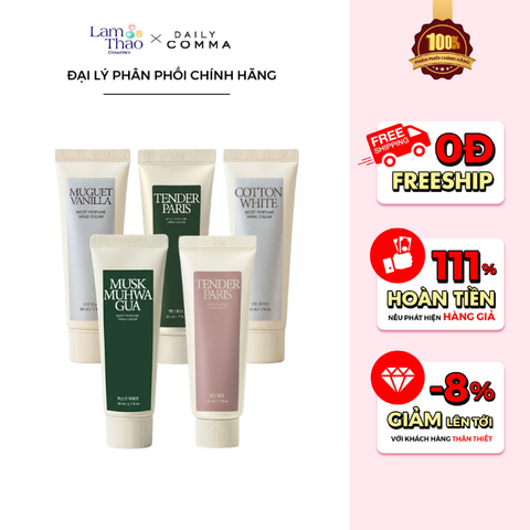 Kem Dưỡng Da Tay Daily Comma Most Perfume Hand Cream 