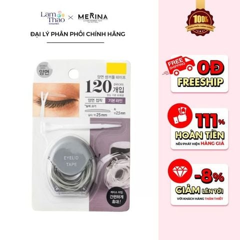  Miếng Dán Mí 2 Mặt Loại Thường 60 Miếng Merina 