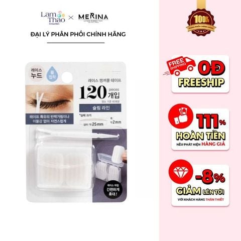  Miếng Dán Mi Lưới Ren Loại Mỏng 60 Miếng Merina 