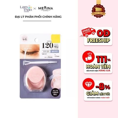  Miếng Dán Kích Mí Màu Nude Loại Mỏng 60 Miếng Merina 