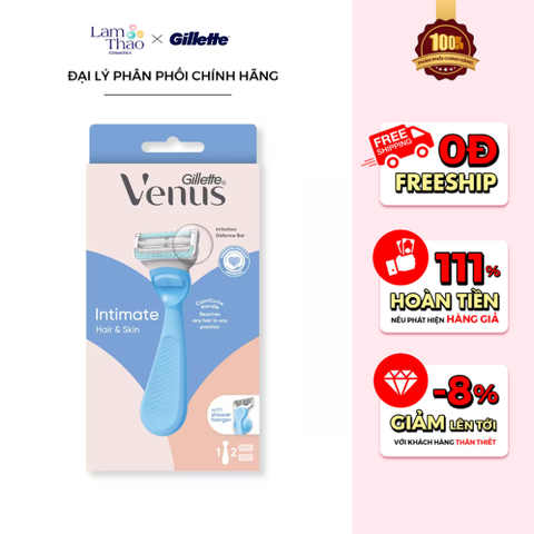  Dao Cạo Cho Vùng Da Nhạy Cảm Gillette Venus Intimate 