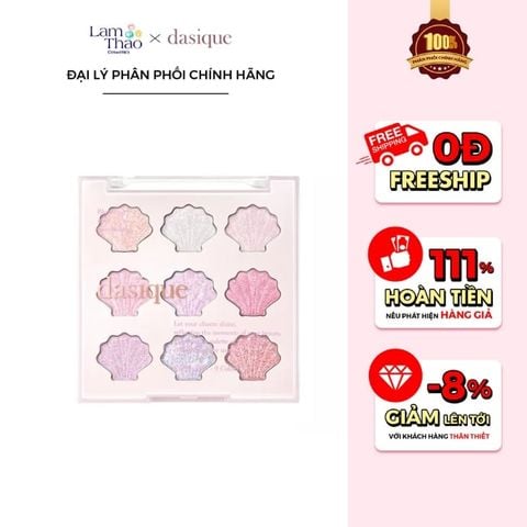  Bảng Phấn Mắt Dasique Eye Shadow Palette Twinkle Mermaid Collection 
