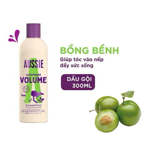  Dầu Gội Thuần Chay Dưỡng Tóc Bồng Bềnh Aussie Aussome Volume Shampoo 
