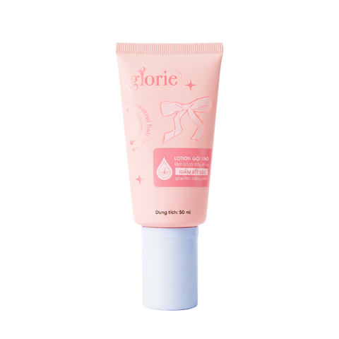  [MUA 2 GỘI KHÔ GLORIE TẶNG 01 GƯƠNG LƯỢC CẦM TAY GLORIE] Lotion Gội Khô Giúp Làm Sạch Dầu Thừa Giảm Bết Tóc Glorie 