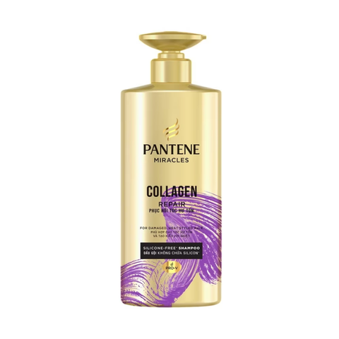  Dầu Gội Phục Hồi Hư Tổn Pantene Miracles Collagen Repair Silicone-Free Shampoo 